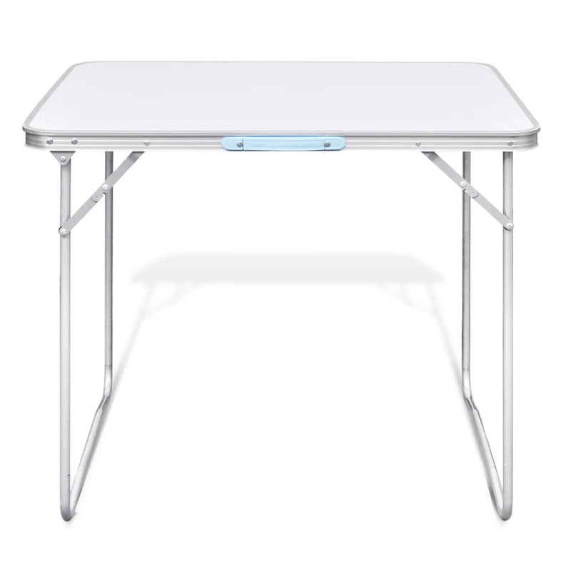 Afbeelding laden in galerijviewer, VidaXL Campingtafel inklapbaar met metalen frame 80 x 60 cm
