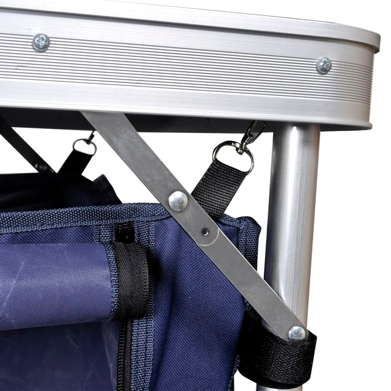 Afbeelding laden in galerijviewer, VidaXL Campingkastje met aluminium frame
