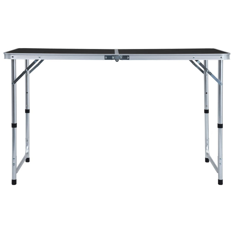Afbeelding laden in galerijviewer, VidaXL Campingtafel inklapbaar 120x60 cm aluminium grijs
