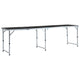 VidaXL Campingtafel inklapbaar 240x60 cm aluminium grijs