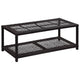 Vidaxl schoenenbank 80x40x30 cm poly rattan zwart