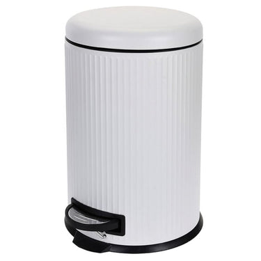 Excellent Houseware Houseware Pedaalemmer met zachtsluitend deksel 20 L matwit