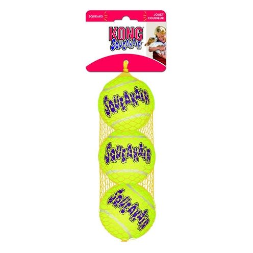 Afbeelding laden in galerijviewer, Kong Squeakair tennisbal geel met piep
