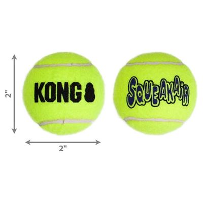 Afbeelding laden in galerijviewer, Kong Squeakair tennisbal geel met piep

