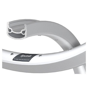 Ryde velg sputnik r 28 inch (622) cnc 32 gaats zilver