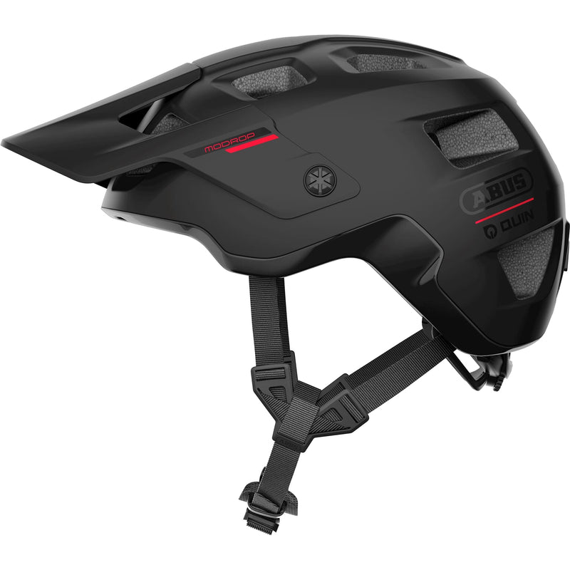 Afbeelding laden in galerijviewer, Abus Helm MoDrop QUIN velvet Zwart S 51-55cm
