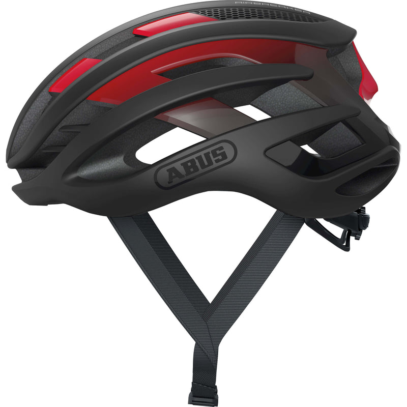Afbeelding laden in galerijviewer, Abus Helm AirBreaker Zwart Rood L 59-61cm
