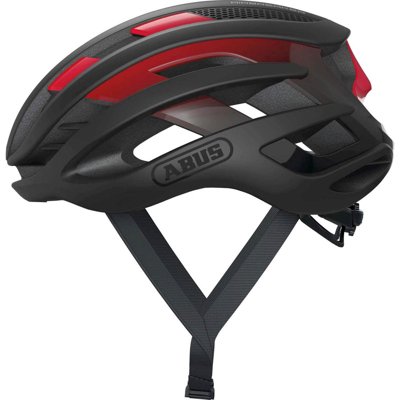 Afbeelding laden in galerijviewer, Abus Helm AirBreaker Zwart Rood L 59-61cm
