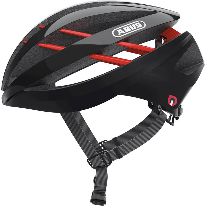 Afbeelding laden in galerijviewer, Abus Helm AventGoud QUIN velvet Zwart M 54-58cm
