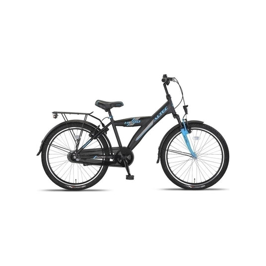 Altec hero 24 inch jongens v-brakes zwart blauw
