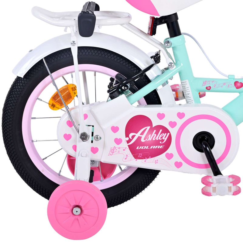 Afbeelding laden in galerijviewer, Volare Ashley Kinderfiets Meisjes 14 inch Groen Twee Handremmen
