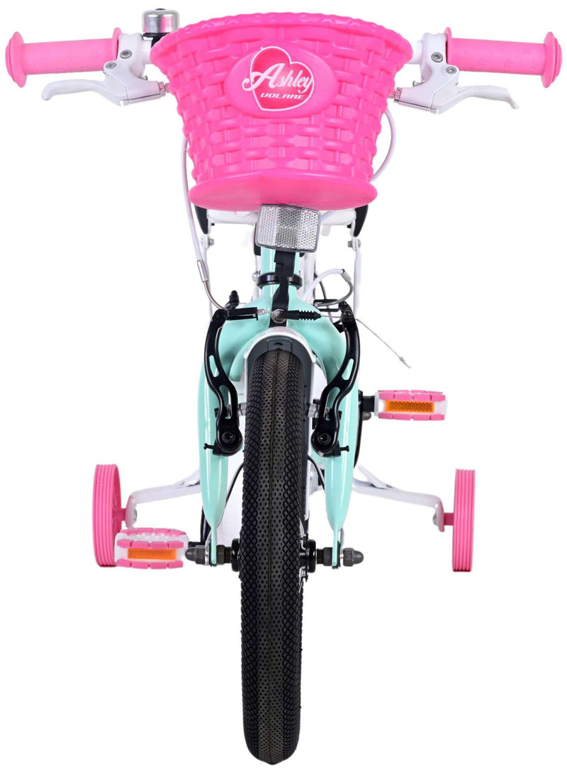 Afbeelding laden in galerijviewer, Volare Ashley Kinderfiets Meisjes 14 inch Groen Twee Handremmen
