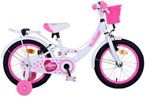 Volare Ashley Kinderfiets Meisjes 16 inch Wit Twee Handremmen