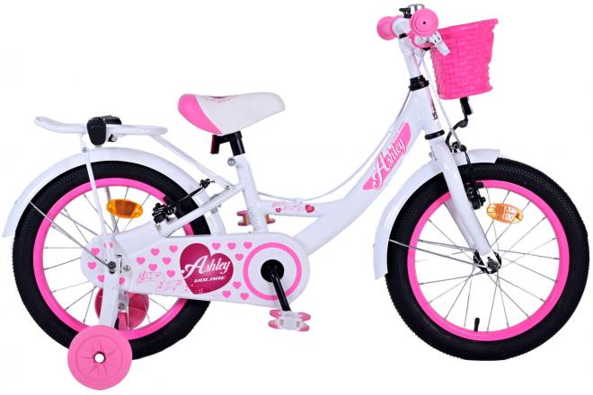 Afbeelding laden in galerijviewer, Volare Ashley Kinderfiets Meisjes 16 inch Wit Twee Handremmen
