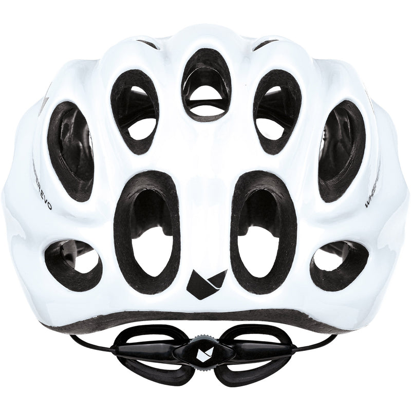 Afbeelding laden in galerijviewer, Buzaglo catlike racehelm whisper evo maat l 58-61cm wit
