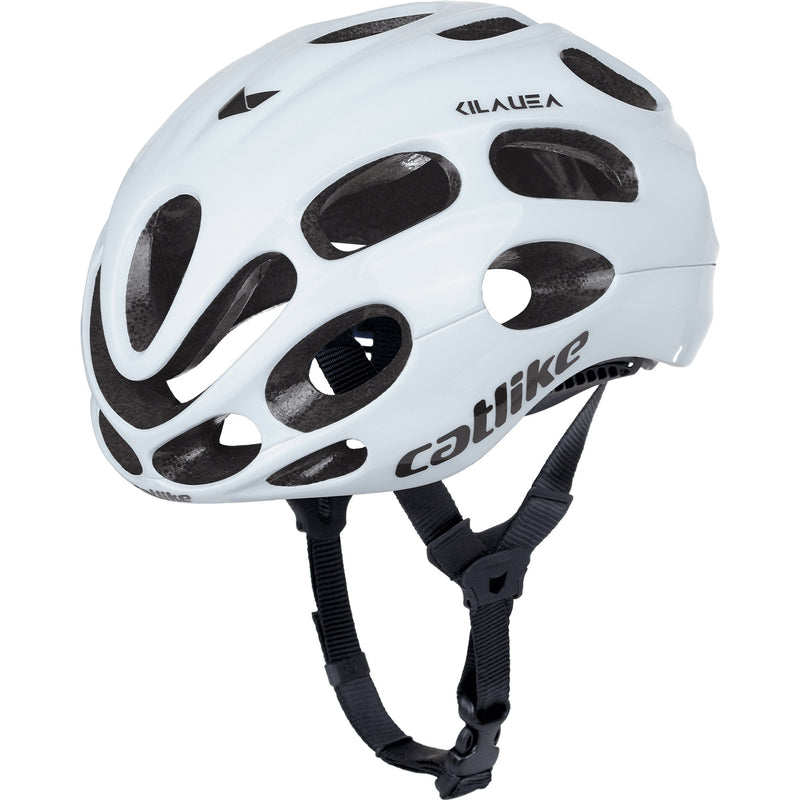 Afbeelding laden in galerijviewer, Catlike racehelm kilauea maat l 58-60cm wit mat
