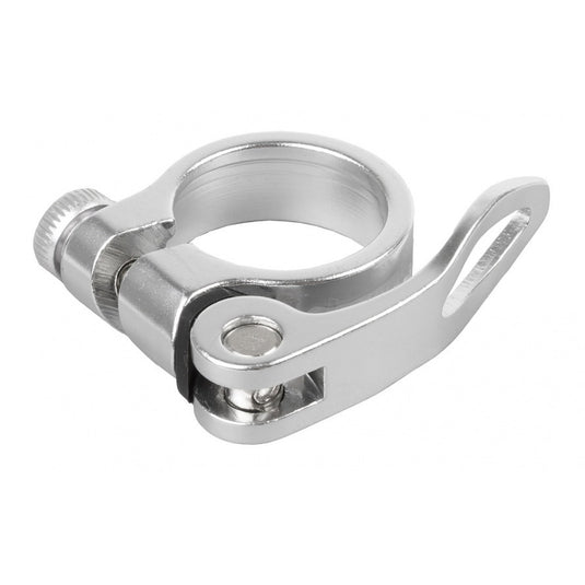 Vwp zadelpenklem snelspanner 28,6mm zilver