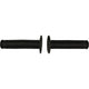 Vwp handvatset bmx grip 120mm zwart
