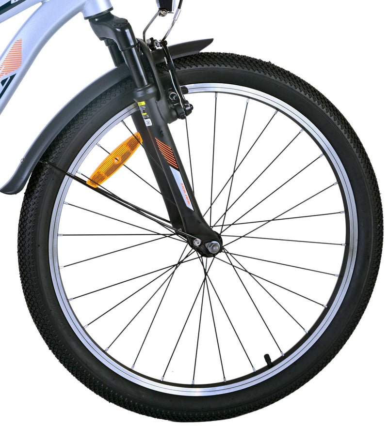 Afbeelding laden in galerijviewer, Volare Cross Kinderfiets Jongens 24 inch Zilver
