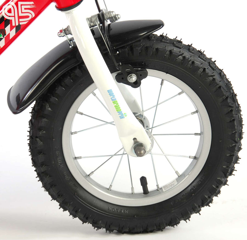 Afbeelding laden in galerijviewer, Disney Disney Kinderfiets Jongens 12 inch Rood
