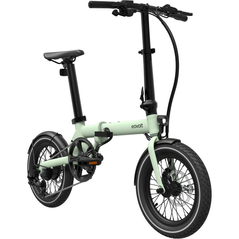 Afbeelding laden in galerijviewer, Eovolt Elektrische vouwfiets Morning 16 v2 groen
