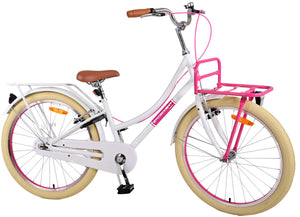 Volare Volare Kinderfiets Meisjes 24 inch Wit Twee handremmen