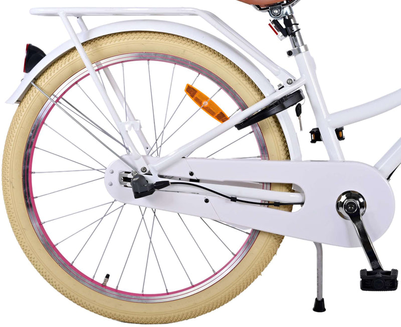 Afbeelding laden in galerijviewer, Volare Volare Kinderfiets Meisjes 24 inch Wit 3 Versnellingen
