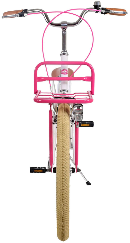 Volare Volare Kinderfiets Meisjes 24 inch Wit Twee handremmen