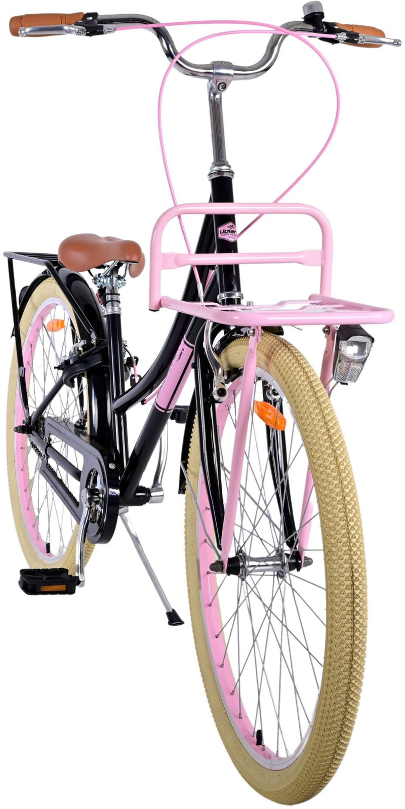 Afbeelding laden in galerijviewer, Volare Volare Kinderfiets Meisjes 26 inch Zwart Twee handremmen
