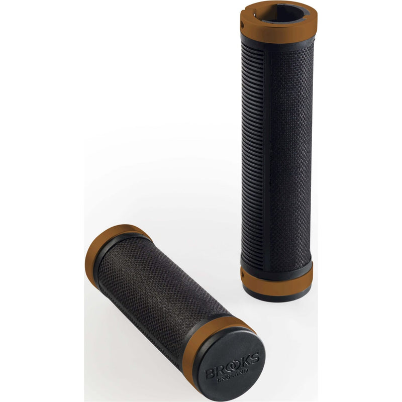 Afbeelding laden in galerijviewer, Brooks Handvatten Cambium grips 100mm black orange

