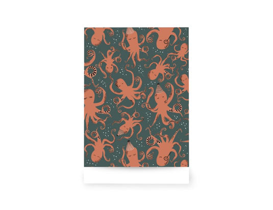 House of Products Cadeauzakjes Octopus Blauw Oranje 17x25cm 200st
