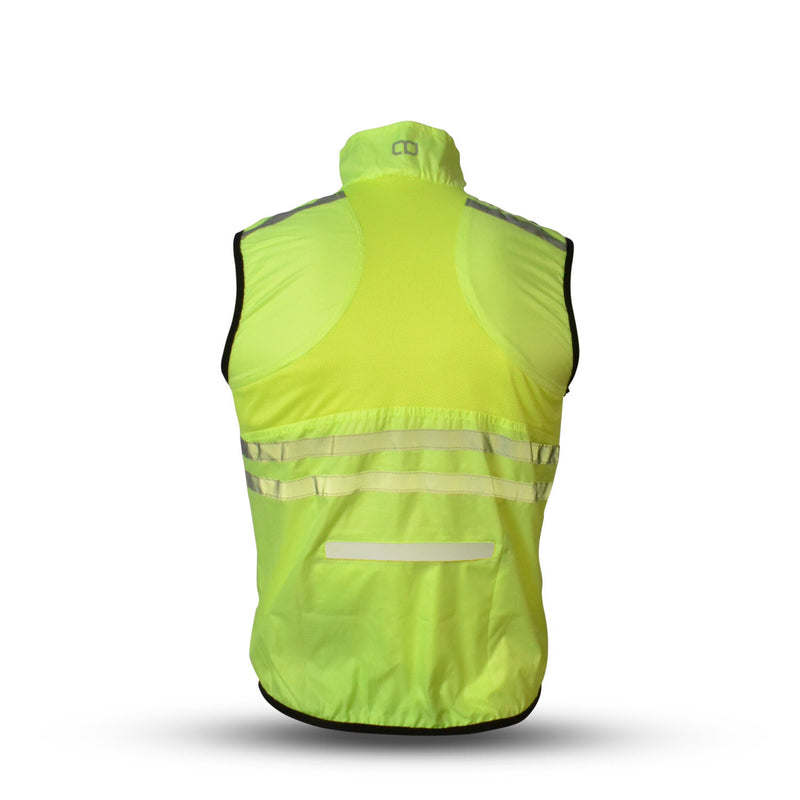 Afbeelding laden in galerijviewer, Gato Windbreaker mesh vest neon yellow extra small
