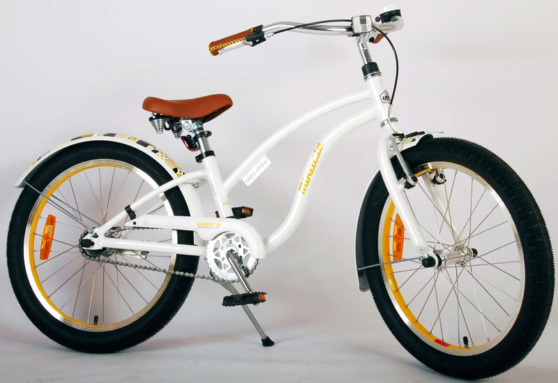 Afbeelding laden in galerijviewer, Volare Miracle Cruiser Kinderfiets Meisjes 20 inch Wit Prime Collection
