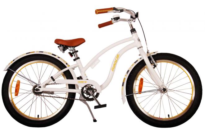 Afbeelding laden in galerijviewer, Volare Miracle Cruiser Kinderfiets Meisjes 20 inch Wit Prime Collection
