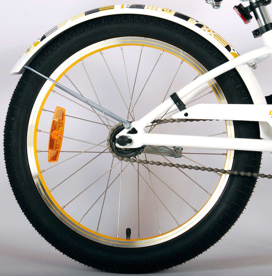 Volare Miracle Cruiser Kinderfiets Meisjes 20 inch Wit Prime Collection