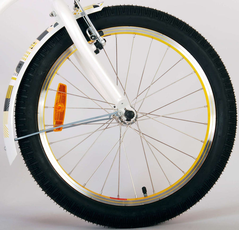 Afbeelding laden in galerijviewer, Volare Miracle Cruiser Kinderfiets Meisjes 20 inch Wit Prime Collection

