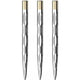 Mission Mission Laser Plus Solid Arc Tip Darts Points Silver 32 mm