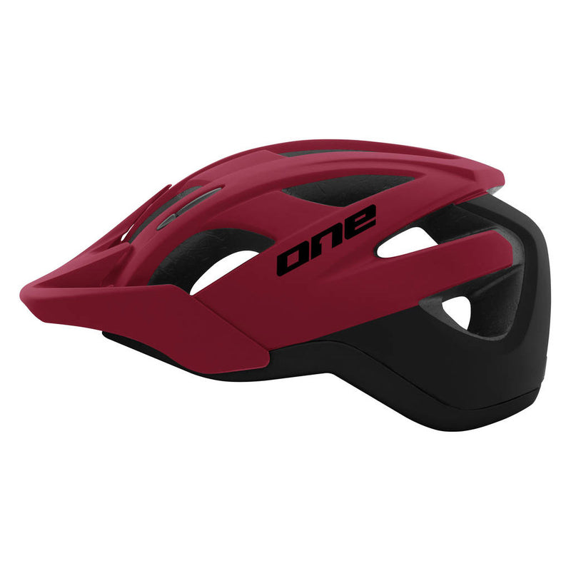 Afbeelding laden in galerijviewer, One helm trail pro s m (55-58) black red
