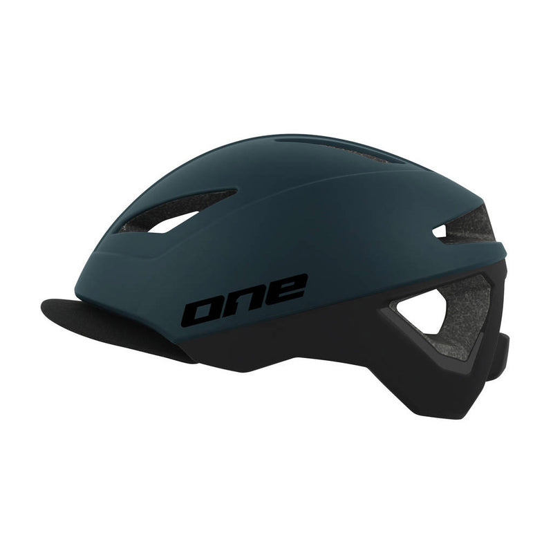 Afbeelding laden in galerijviewer, One helm crossride s m (52-58) petrol blue
