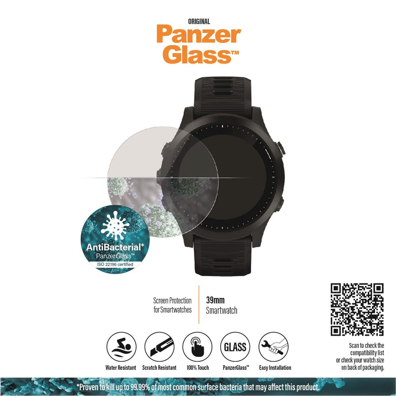 Afbeelding laden in galerijviewer, PanzerGlass PanzerGlasss SmartWatch 39mm screenprotector
