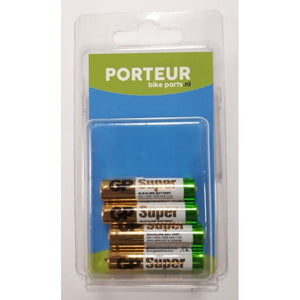 Porteur batterij aaa alkaline per 4st
