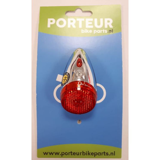 Porteur achterlicht nr. 9 spatbord 1 led