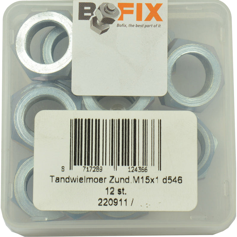 Afbeelding laden in galerijviewer, Bofix tandwielmoer m15x1 zundapp (12st)
