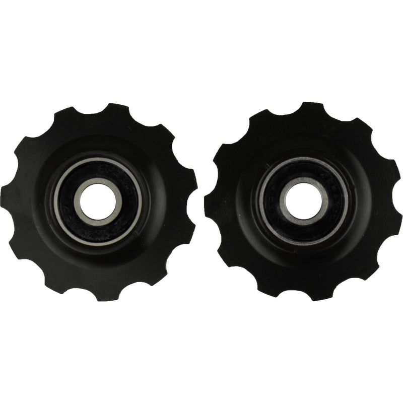 Afbeelding laden in galerijviewer, VWP Set derailleurwieltjes 11t. PUL-110 Chromo lagers
