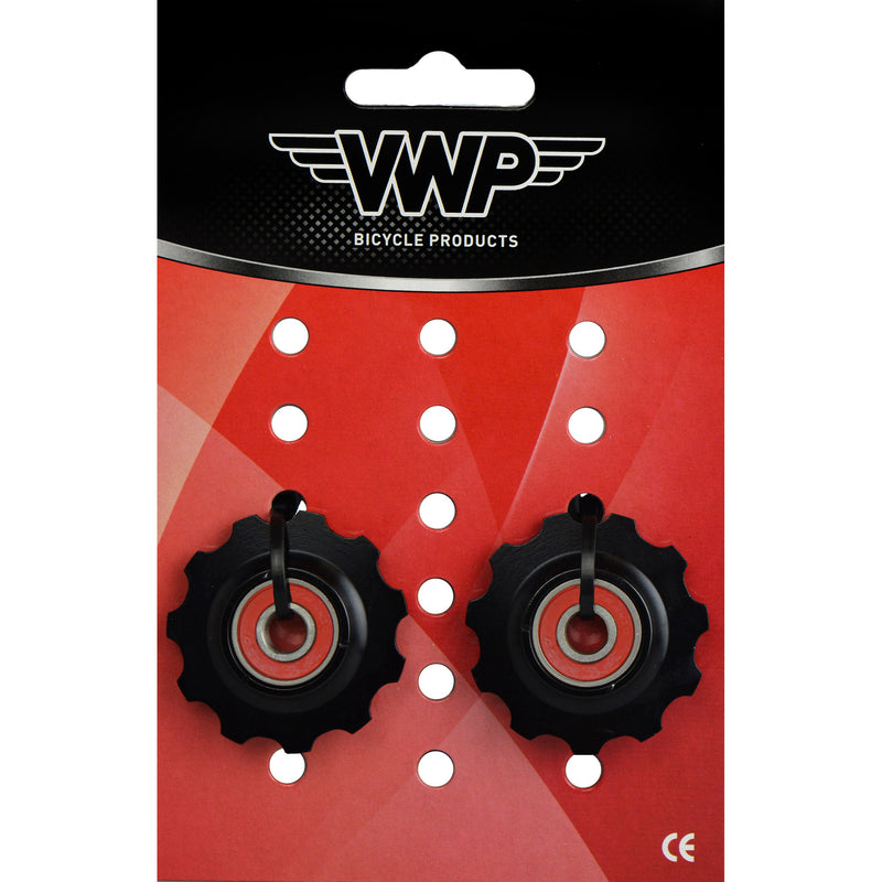 Afbeelding laden in galerijviewer, VWP Set derailleurwieltjes 11t. PUL-110 ceramic lagers
