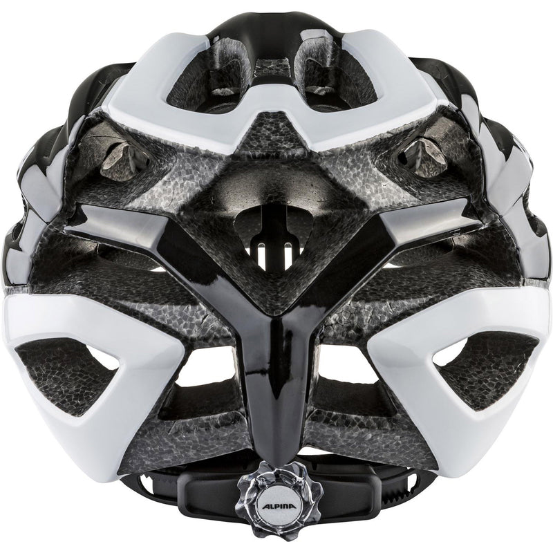 Afbeelding laden in galerijviewer, Olympic sportswear alpina sports racehelm fedaia 53-58 zwart wit
