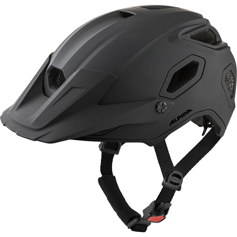 Afbeelding laden in galerijviewer, Alpina sports mtb helm comox 52-57 mat zwart
