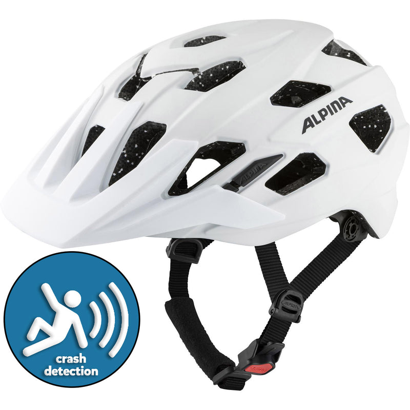 Afbeelding laden in galerijviewer, Alpina sports mtb helm anzana tocsen 52-57 mat wit
