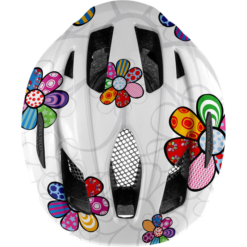 Afbeelding laden in galerijviewer, Alpina Helm Pico pearlwhite-flower gloss 50-55
