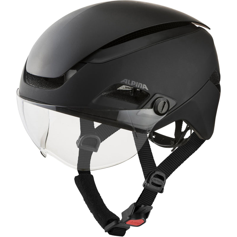 Afbeelding laden in galerijviewer, Olympic sportswear alpina sports urban helm altona 57-62 mat zwart
